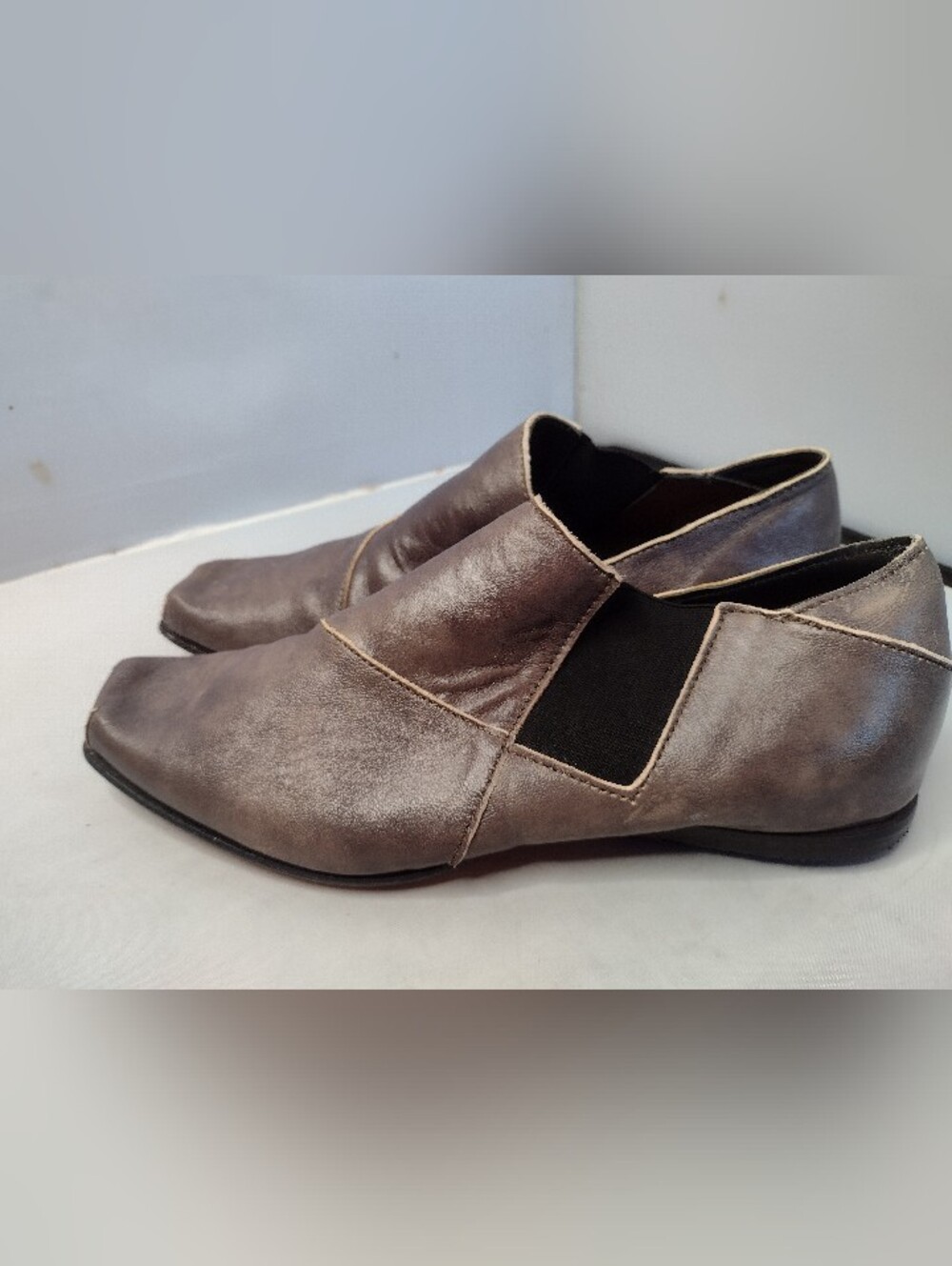 Cydwoq Womens Dimension Loafers 36 6  Leather Flat Shoes Hand Made USA H